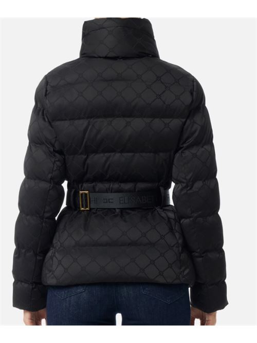 PIUMINO IN TESSUTO VELA JACQUARD ELISABETTA FRANCHI | PI83D56E2110 Nero